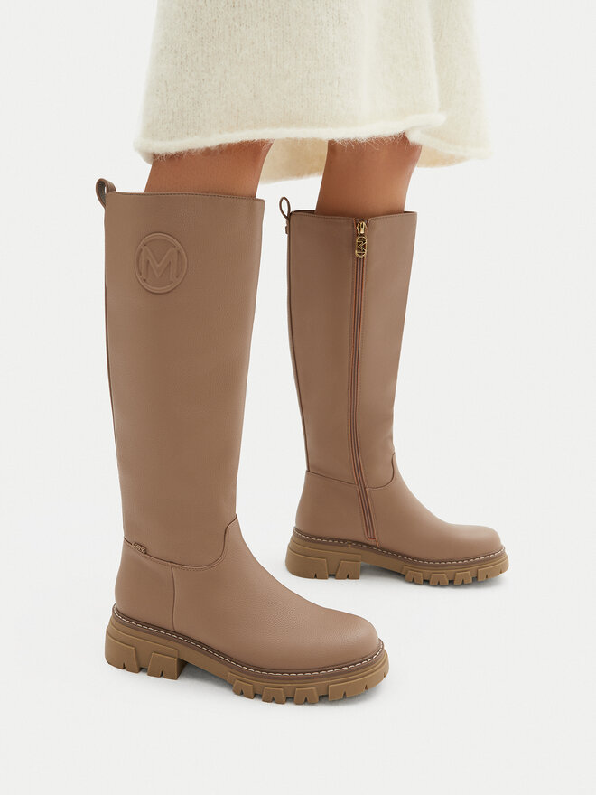 MEXX Čižmy vo vojenskom štýle MEXX MI001805143W Béžová