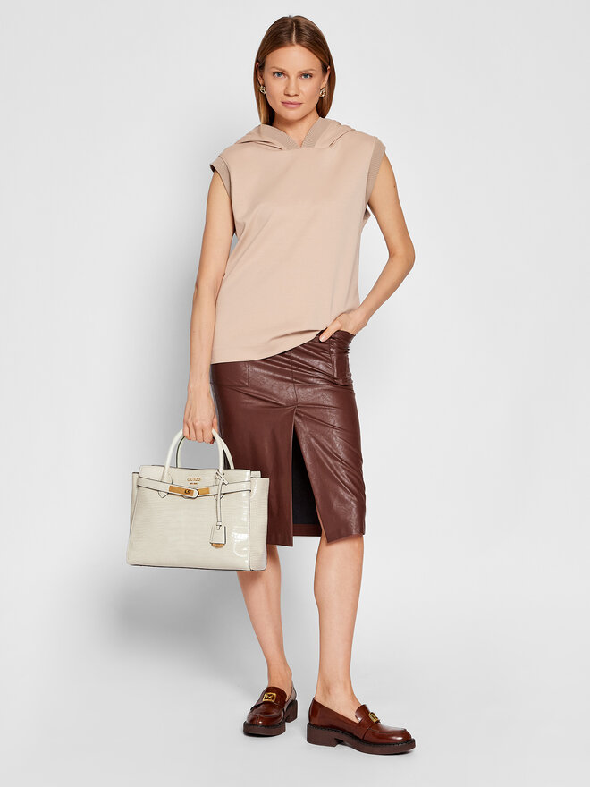 Сумка Guess Enisa High Society Satchel HWCB84 21060 Бежевий
