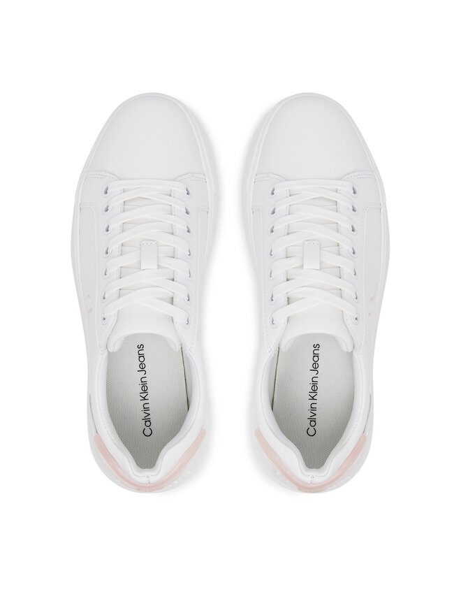 Calvin Klein Jeans Sportcipők Calvin Klein Jeans Chunky Cupsole Ru Patch Lth Wn YW0YW01846 Fehér