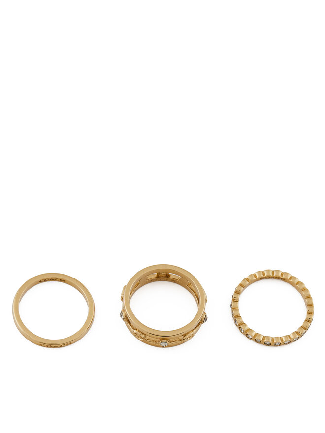 Coach 3er-Set Ringe Coach 37506210 Goldfarben