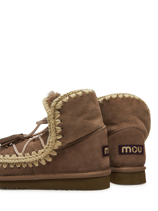 Mou Sněhule Mou Eskimo Scoubidoo Lace FW101124A Hnědá