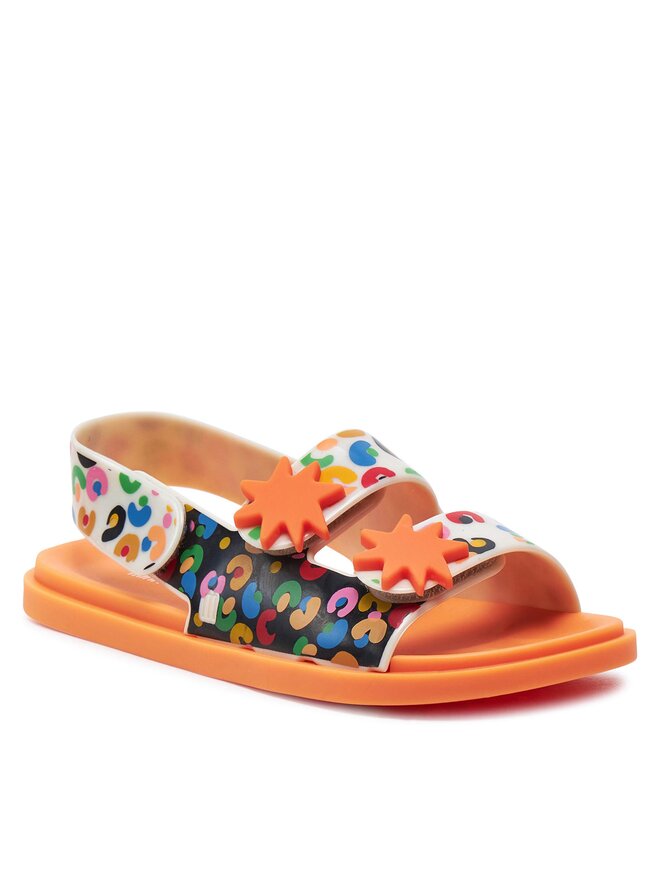 Melissa Sandały Melissa Mini Melissa Estrelar + Fabula Inf 35720 Pomarańczowy