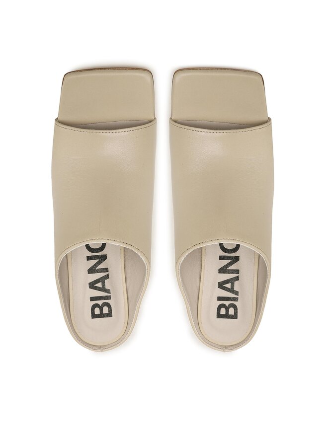 Bianco Klapki Bianco 11200121 Beżowy