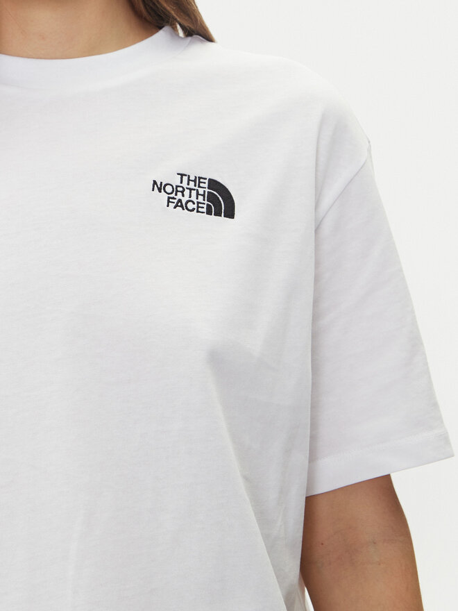 The North Face The North Face Póló NF0A87NQFN41 Fehér Oversize