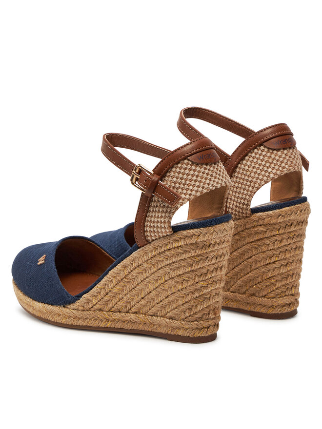 Wrangler Espadryle Wrangler Brava Women Wedge 20241056 Granatowy