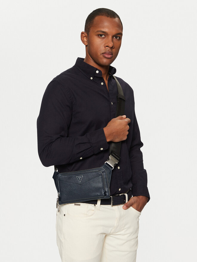 Guess Umhängetasche Guess HMSISA P5114 Dunkelblau