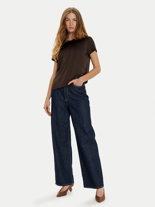 ViCOLO ViCOLO Majica TS0201 Rjava Regular Fit