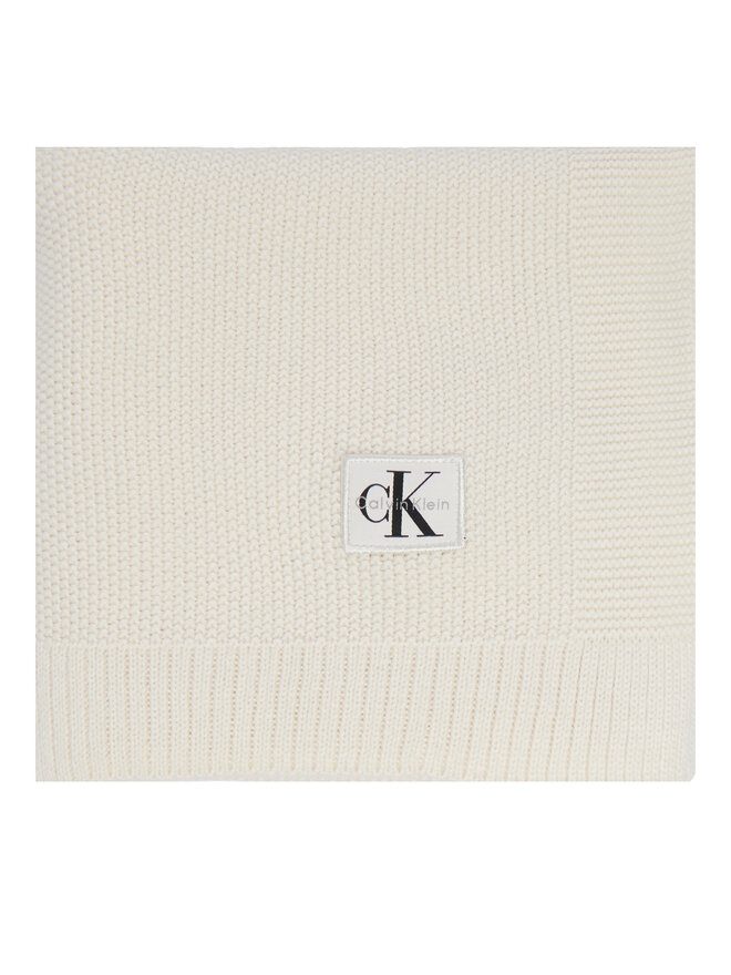 Calvin Klein Jeans Schal Calvin Klein Jeans Knit Baby Blanket Giftbox LVCKFJN08N Creme
