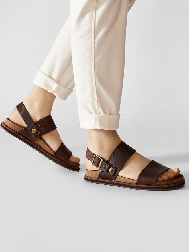 Timberland Sandały Timberland Amalfi Vibes 2Band Sandal TB0A419HV131 Brązowy