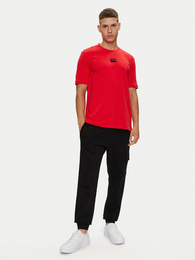 HUGO HUGO Camiseta Diragolino_Gel 50528171 Rojo Regular Fit