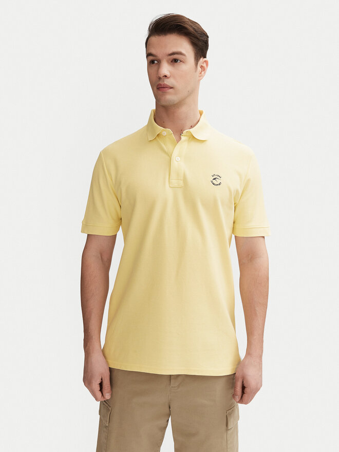 INDICODE INDICODE Polo Wadim 40-913 Μπεζ Regular Fit