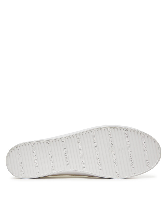 Tommy Hilfiger Sneakersy Tommy Hilfiger Th Open Mesh Vulc Sneaker FW0FW08684 Biały