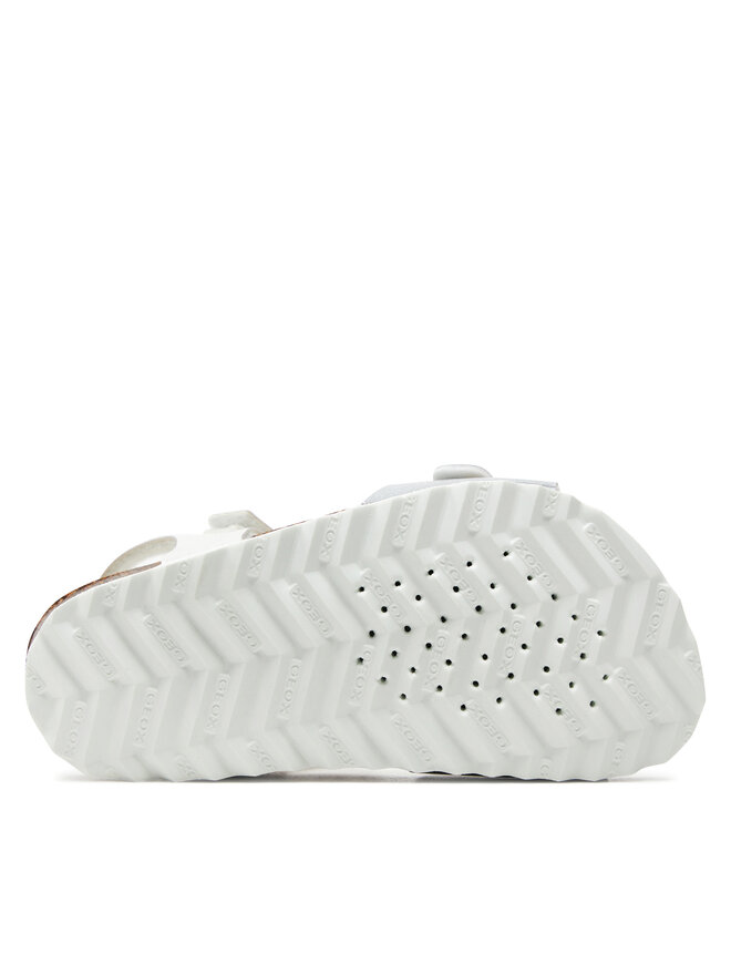 Geox Sandály Geox B Sandal Chalki Girl B922RA 0NFKC C0007 S Bílá