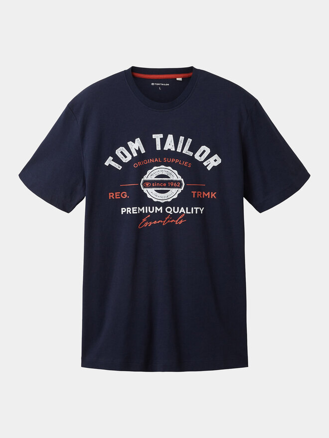 Tom Tailor Tom Tailor Póló 1037735 Sötétkék Regular Fit