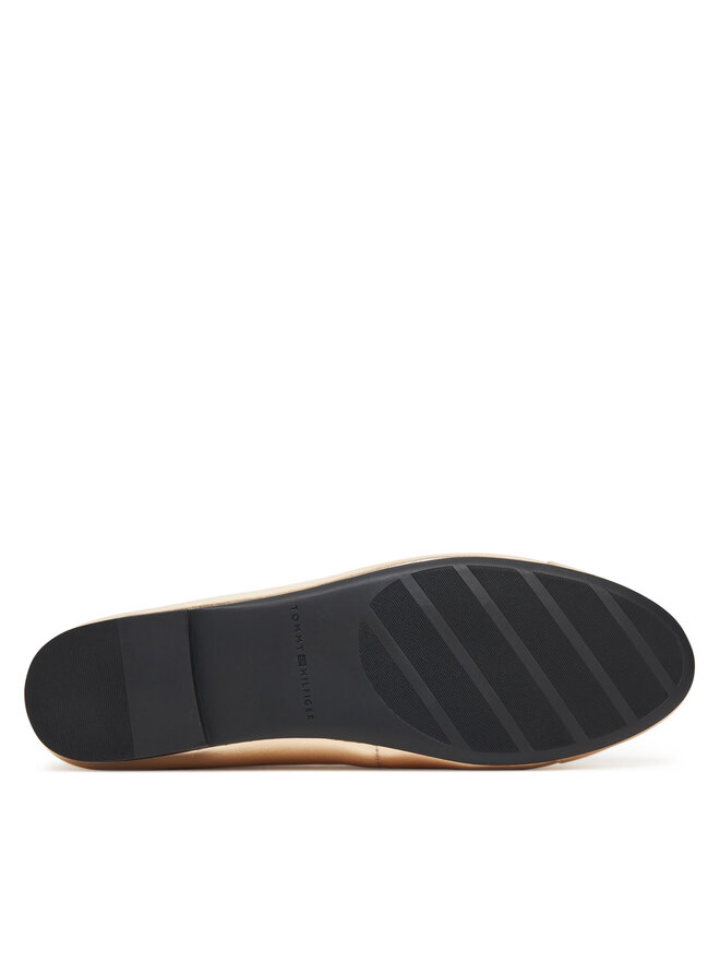 Tommy Hilfiger Baleriny Tommy Hilfiger Metallic Toe-Cap FW0FW08920 Złoty