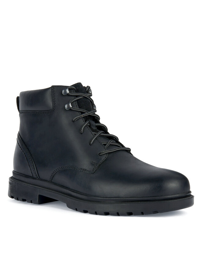 Geox black boots sale