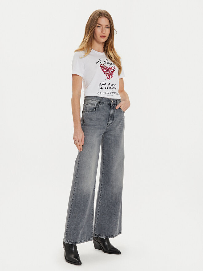 ONLY ONLY Marškinėliai Kita 15332698 Balta Regular Fit