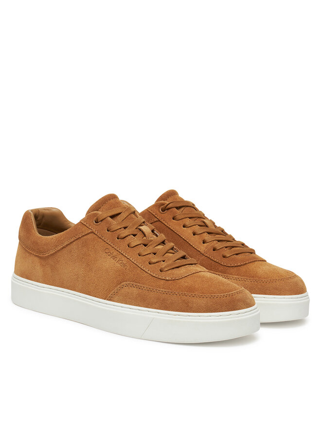 Calvin Klein Sneakers Calvin Klein Clean Cup Low Laceup Oxf Su HM0HM01880 Hellbraun