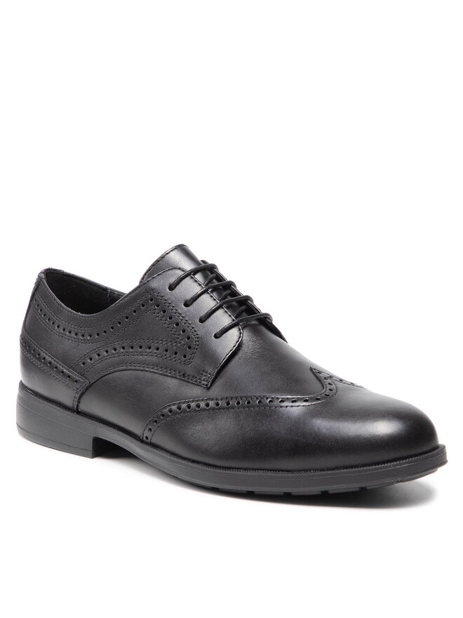Geox Halbschuhe Geox U Hilstone Wide A U045DA 00043 C9999 Schwarz
