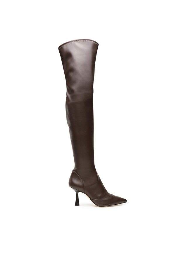 MICHAEL Michael Kors Ботфорти MICHAEL Michael Kors Clara Boot 40F3CLMB5L Коричневий