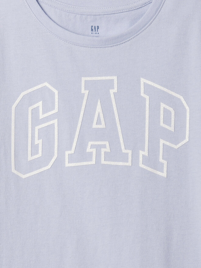 Gap Gap Camiseta 542042-03 Celeste Regular Fit