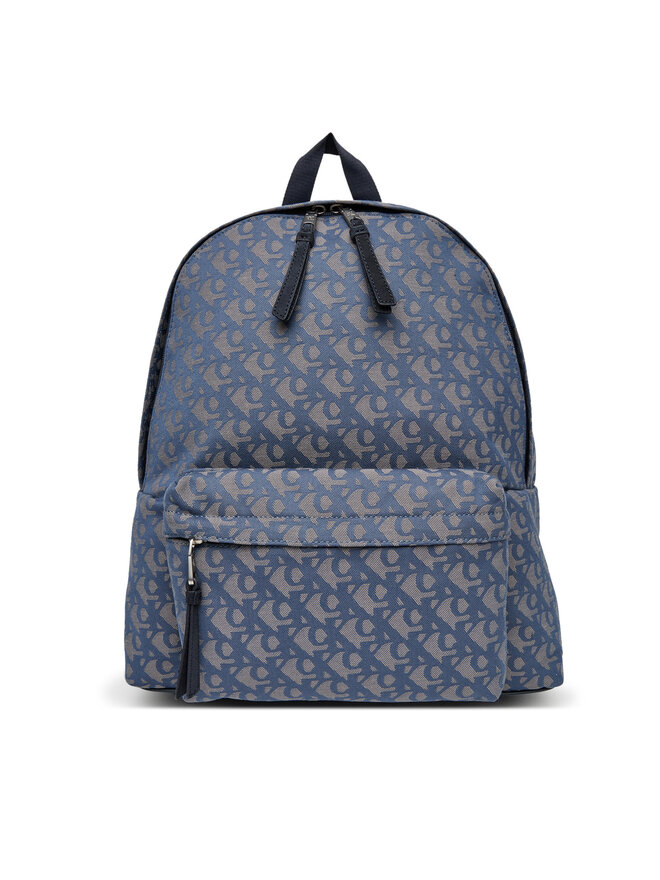 Calvin Klein Jeans Σακίδιο Calvin Klein Jeans Unstructured Monogram Backpack 4 LV04G3116G Μπλε
