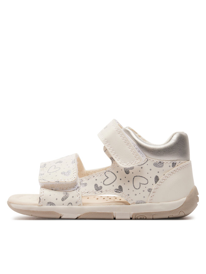 Geox Sandály Geox B Sandal Tapuz Girl B450YA 054AJ C0007 Bílá