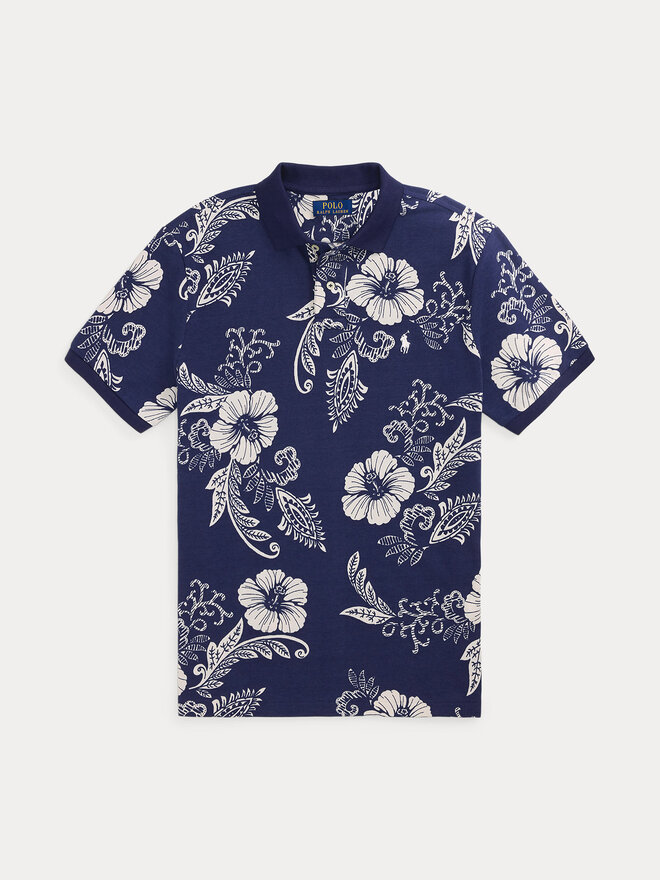 Polo Ralph Lauren Polo Ralph Lauren Поло 710956684001 Cиній Custom Slim Fit
