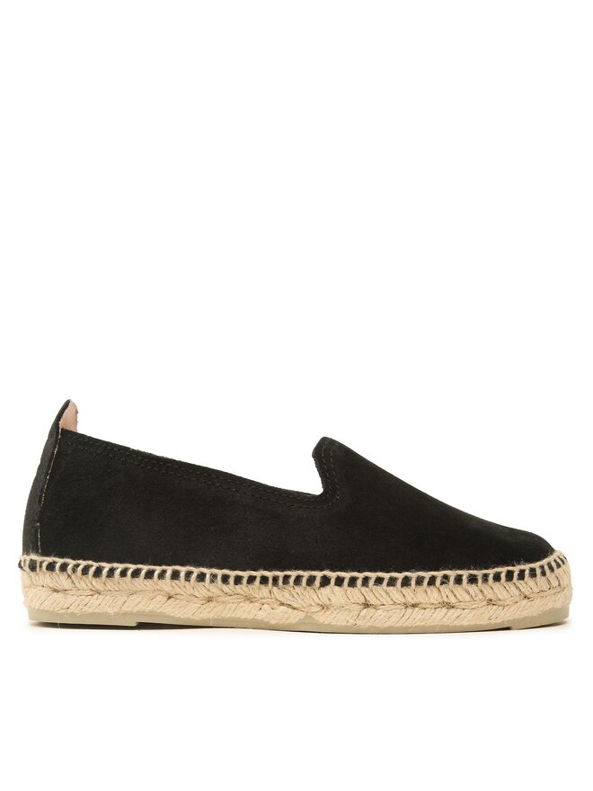 Manebi Alpargatas Manebi Suede Flat Espadrilles Negro