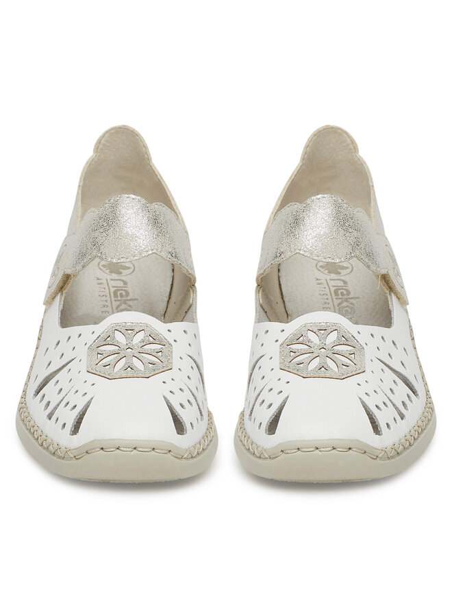 Rieker Halbschuhe Rieker 41368-80 Weiß