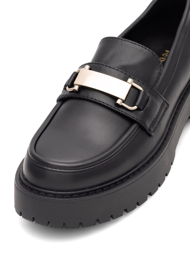 DeeZee Loafersy DeeZee BLANCHE HY18638-4 Czarny