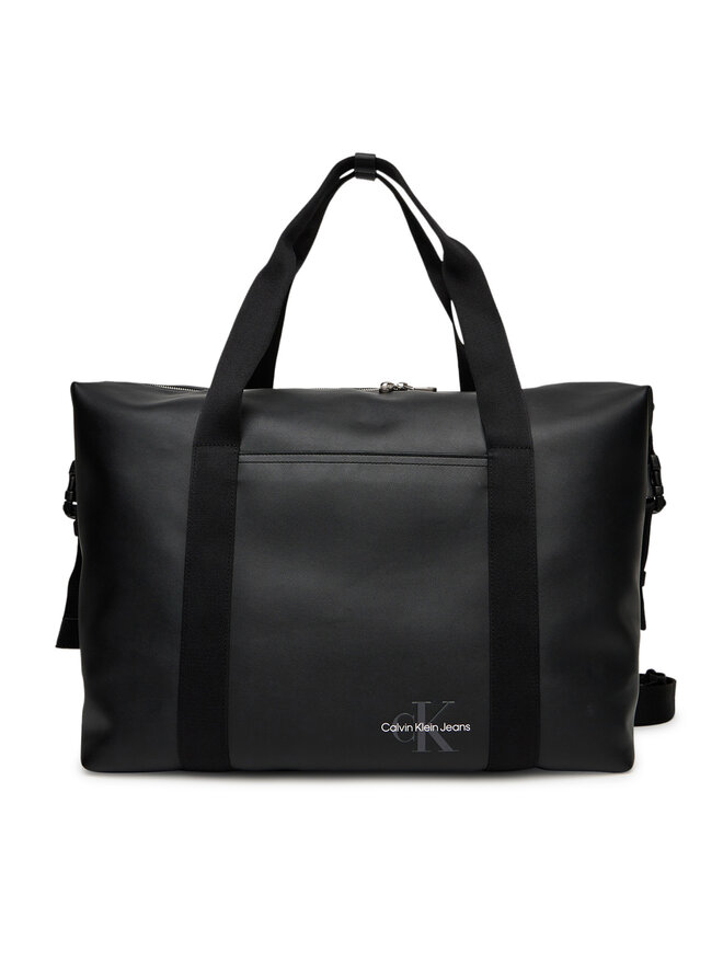 Calvin Klein Jeans Táska Calvin Klein Jeans Mono Logo Weekender Duffle LV04G3137G Fekete
