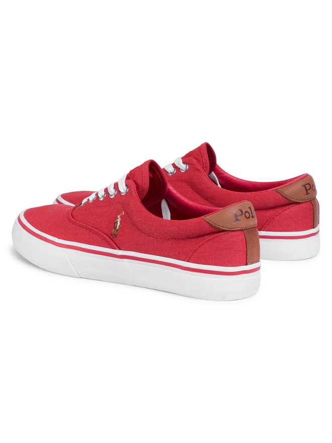 Polo Ralph Lauren Πάνινα παπούτσια Polo Ralph Lauren Thorton 816816972001 Κόκκινο
