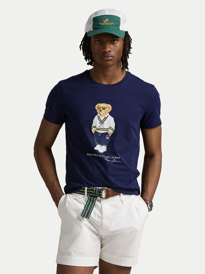 Polo Ralph Lauren Polo Ralph Lauren T-Shirt 710973137003 Dunkelblau Slim Fit