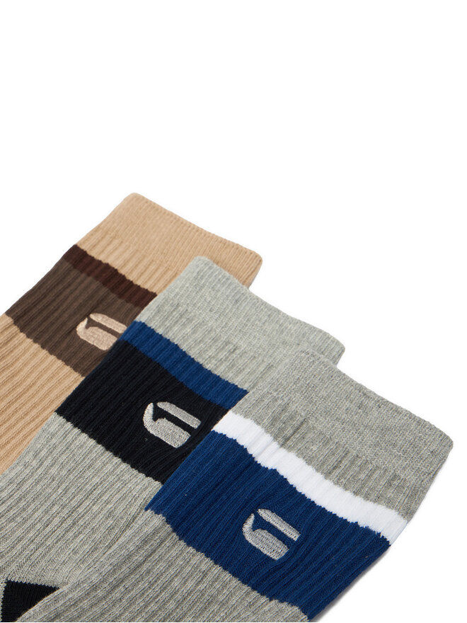 G-Star Raw Довгі шкарпетки G-Star Raw CEO_LA_G-STAR_20258_Z_AW25 (3-PACK) Кольоровий
