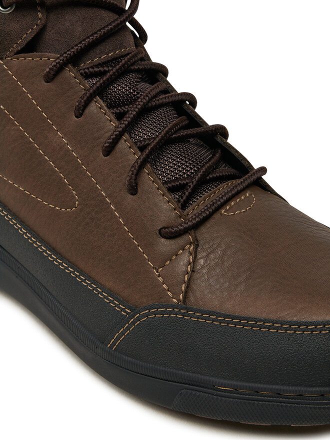 Clarks Gležnjarji Clarks Mapstone Hi Gtx GORE-TEX 26180205 Rjava
