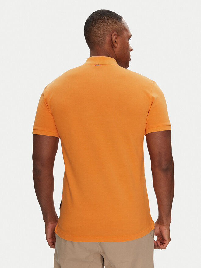 Napapijri Napapijri Polo majica Elbas NP0A4GDL Oranžna Regular Fit