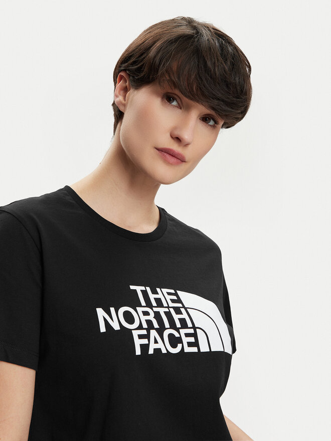 The North Face The North Face Marškinėliai Easy NF0A87NA Juoda Relaxed Fit