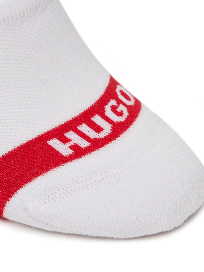 HUGO 3er-Set niedrige Herrensocken HUGO 50514916 Weiß