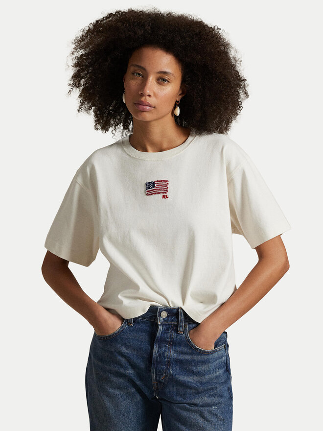 Polo Ralph Lauren Polo Ralph Lauren Camiseta 211973129001 Blanco Relaxed Fit