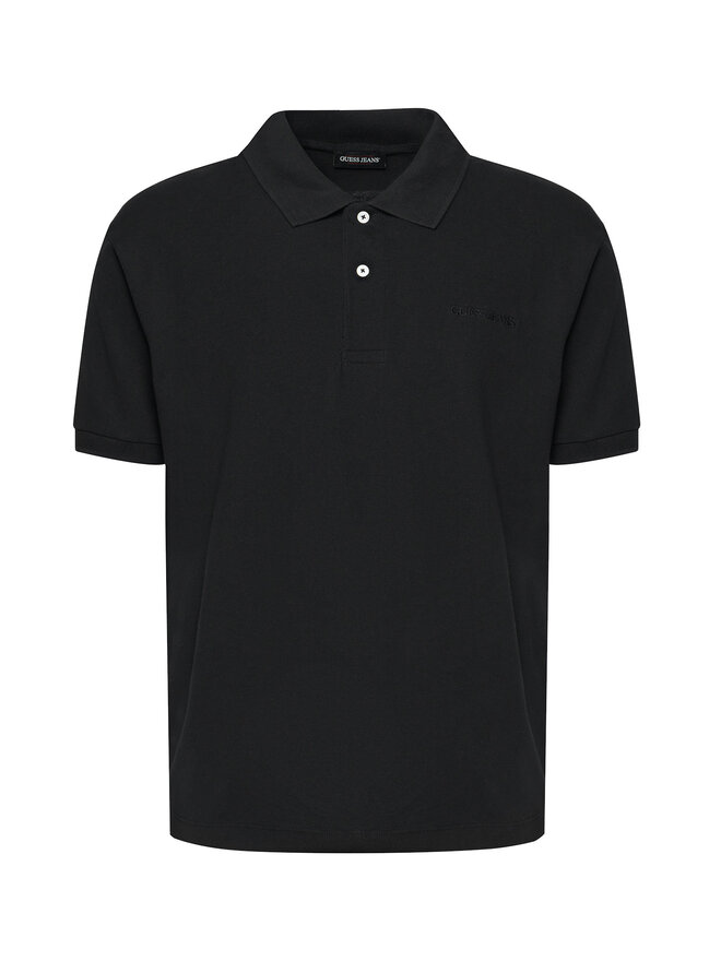 Guess Jeans Guess Jeans Poloshirt M4BP29 KCJV1 Schwarz Regular Fit