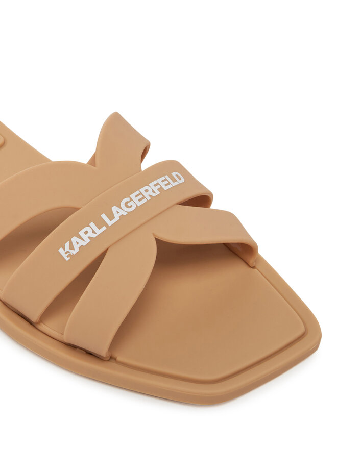 KARL LAGERFELD Чехли KARL LAGERFELD Jelly IV KL80025 Бежов