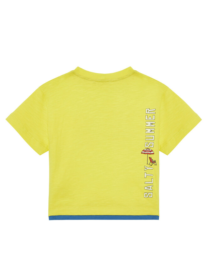 United Colors Of Benetton United Colors Of Benetton Camiseta 3SLUG10JF Amarillo Regular Fit