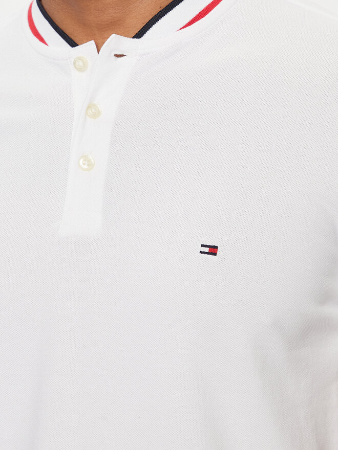 Tommy Hilfiger Tommy Hilfiger Poloshirt Mao MW0MW34752 Weiß Slim Fit