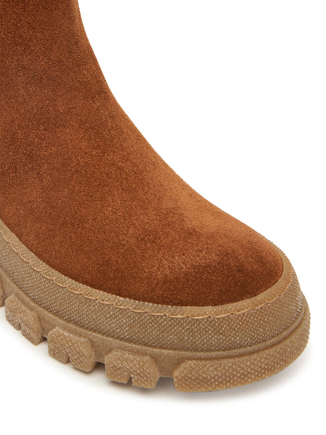 Weekend Max Mara Gležnjarji Chelsea Weekend Max Mara 2525796035600 Rjava