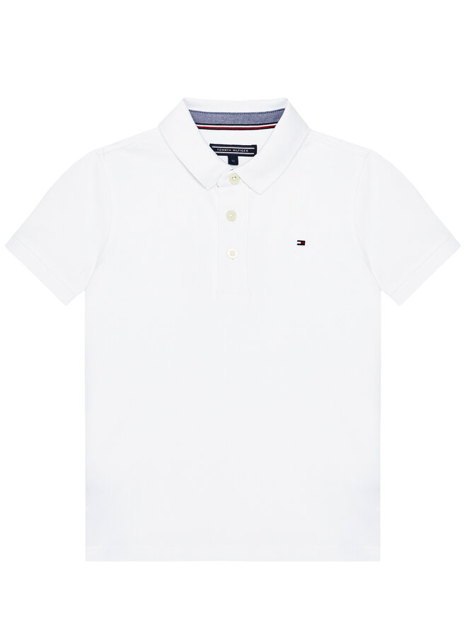 Tommy Hilfiger Tommy Hilfiger Pólóing Boys Tommy KB0KB03975 S Fehér Regular Fit