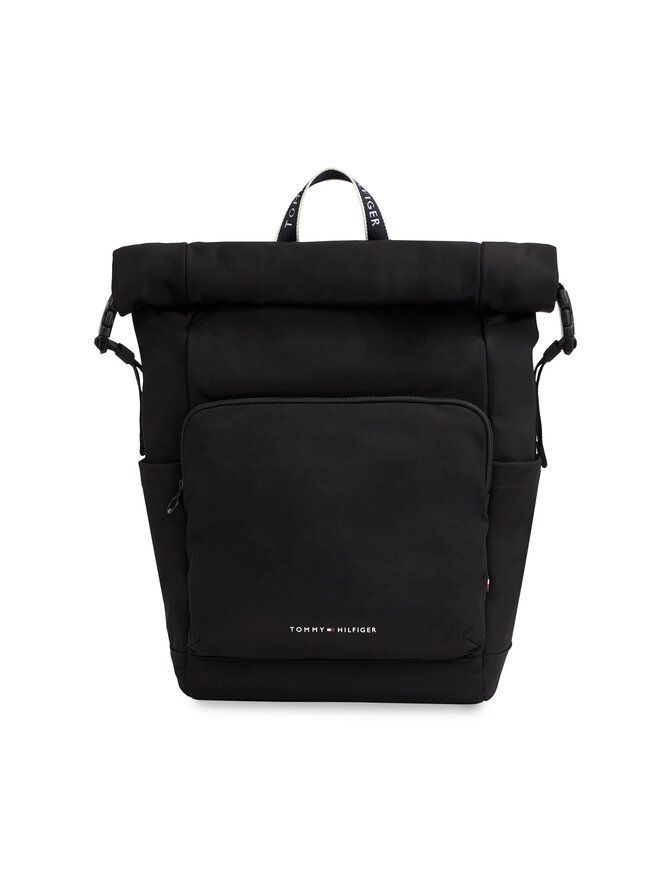 Tommy Hilfiger Zaino Tommy Hilfiger Skyline Rolltop AM0AM11921 Nero