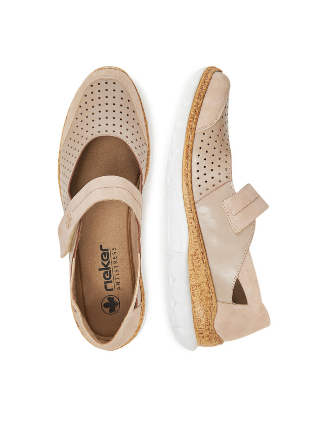 Rieker Zapatos hasta el tobillo Rieker N42B2-62 Beis