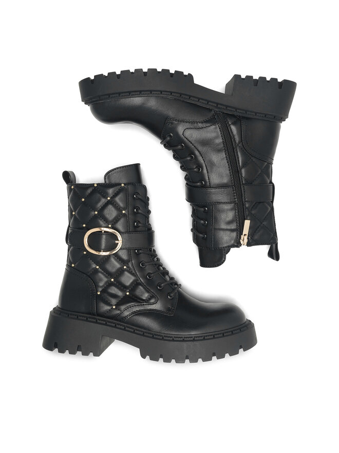 DeeZee Schnürstiefeletten DeeZee ISABEL WS6210-15 Schwarz