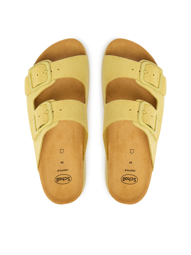 Scholl Pantoletten Scholl Noelle Chunky F01218 Gelb
